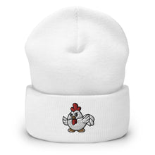 Load image into Gallery viewer, Cute Cartoon Chicken Embroidery Cuffed Beanie
