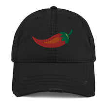 Load image into Gallery viewer, Red Chili Pepper Distressed Dad Hat
