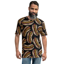 Load image into Gallery viewer, Funny Hot Dog Pattern Allover Print T-shirt
