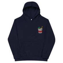 Load image into Gallery viewer, Instant Ramen Noodles Embroidered Kids Fleece Hoodie
