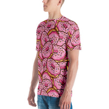 Load image into Gallery viewer, Pink Sprinkle Donuts Pattern T-shirt
