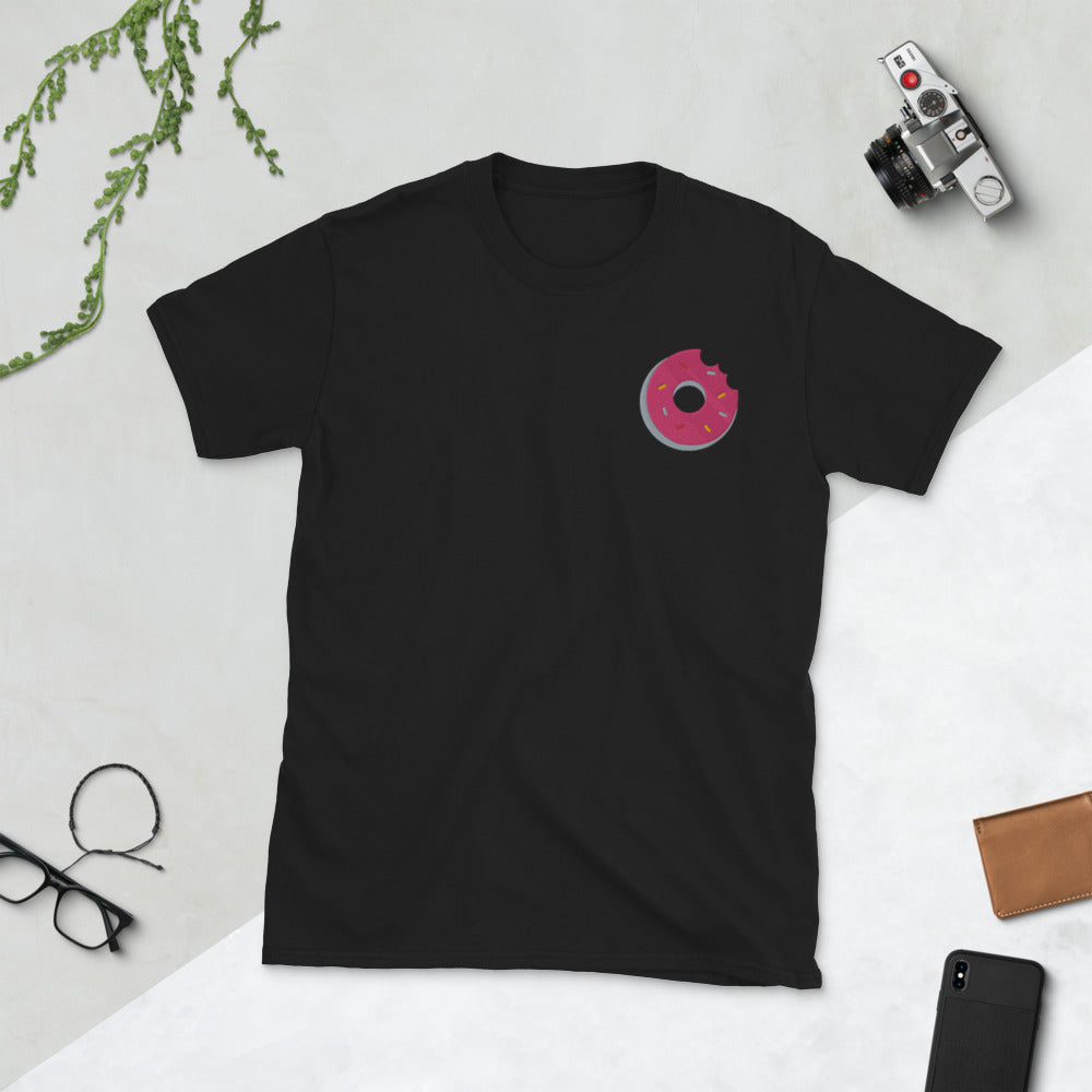 Sprinkle Donut Embroidered Unisex T-Shirt