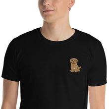 Load image into Gallery viewer, Golden Doodle Puppy Short-Sleeve Unisex T-Shirt
