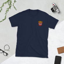 Load image into Gallery viewer, French Fries Embroidery Short-Sleeve Unisex T-Shirt

