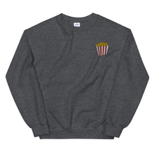 Load image into Gallery viewer, Movie Theatre Popcorn Embroidered Unisex Sweatshirt
