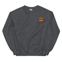 Load image into Gallery viewer, French Fries Embroidery Unisex Foodie Sweatshirt
