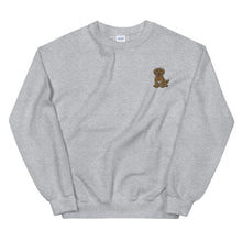 Load image into Gallery viewer, Golden Doodle Puppy Embroidered Unisex Sweatshirt

