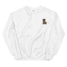 Load image into Gallery viewer, Golden Doodle Puppy Embroidered Unisex Sweatshirt
