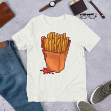 Load image into Gallery viewer, Fries And Ketchup Short-Sleeve Unisex Foodie T-Shirt
