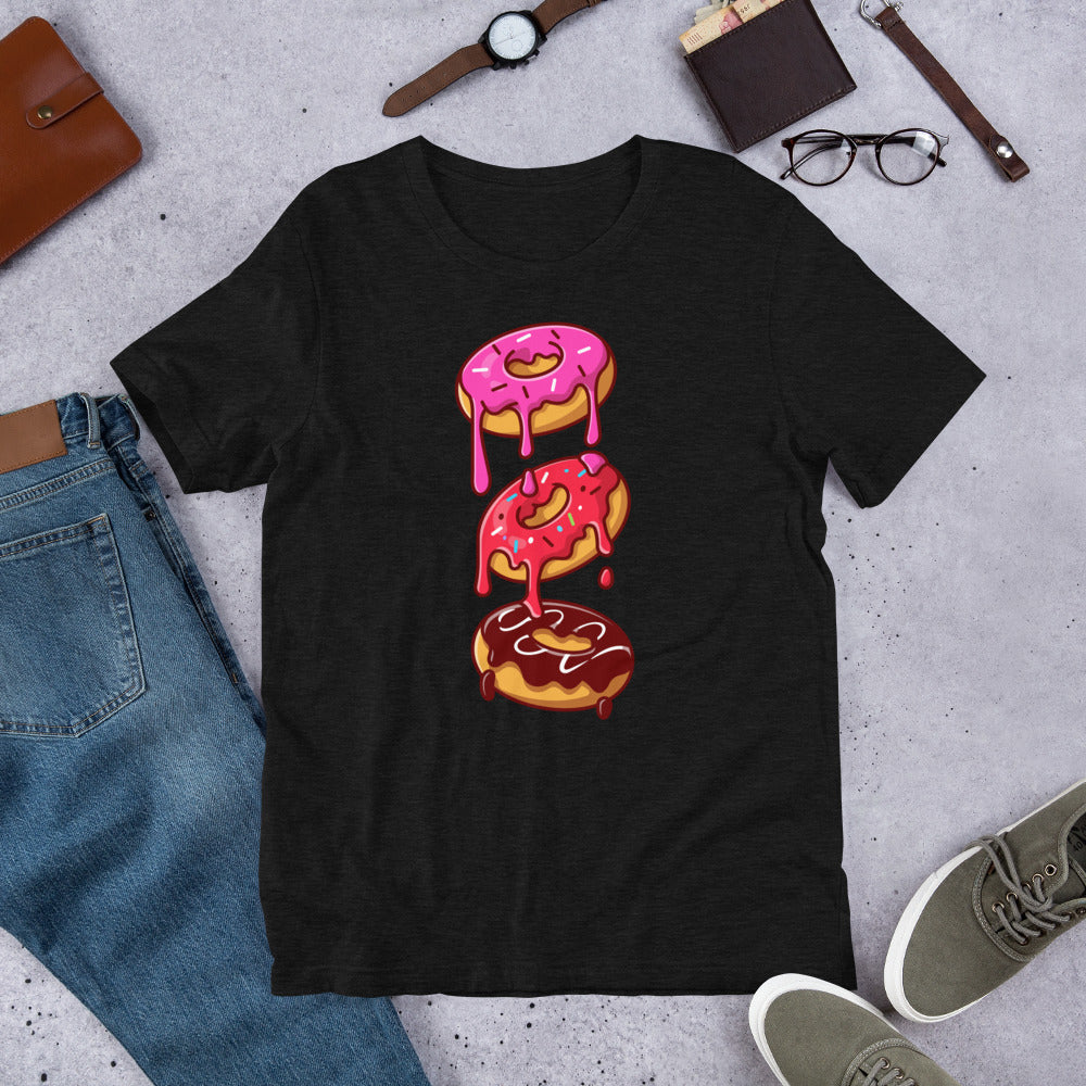 Melting Donuts Unisex Foodie T-Shirt