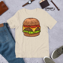 Load image into Gallery viewer, Cheeseburger Graphic Tee Short-Sleeve Unisex T-Shirt
