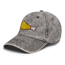 Load image into Gallery viewer, Deep Fried Chicken Distressed Dad Hat
