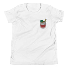 Load image into Gallery viewer, Instant Ramen Noodles Embroidered Youth Short Sleeve T-Shirt
